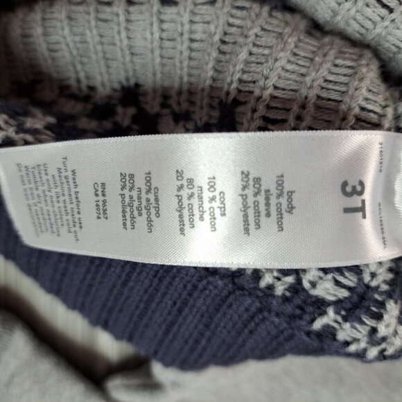 OshKosh B'Gosh Baby Boys Size 3T Lot Of 2 Sweater And Vest Wool Cotton Blend... - Picture 8 of 10